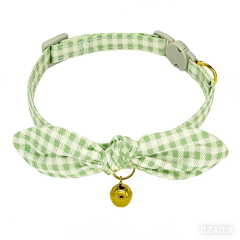 Cotton Bowtie Cat Collar with Bell