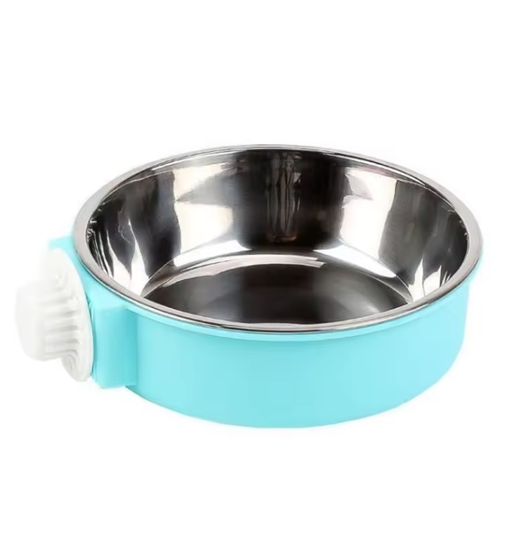 Pet hanging stainless steel dog bowl Cat bowl Food bowl