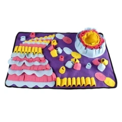 Pet Activity Enrichment Dog Sniffing Mat Food Game Blanket Puzzle Carpet Nose Work Snuffle Mat for Dogs