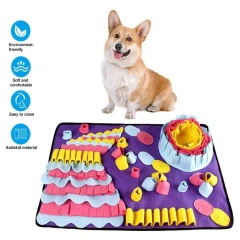 Pet Activity Enrichment Dog Sniffing Mat Food Game Blanket Puzzle Carpet Nose Work Snuffle Mat for Dogs