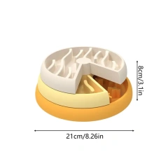 Slow Feeder Dog Bowls Puzzle Interactive Pet Supplies Dog Food Bowl Slow Feeder for Enrichment Boredom Stimulation Prevent Bloat