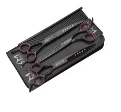 Pet grooming scissors set