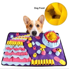 Pet Activity Enrichment Dog Sniffing Mat Food Game Blanket Puzzle Carpet Nose Work Snuffle Mat for Dogs
