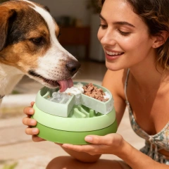 Slow Feeder Dog Bowls Puzzle Interactive Pet Supplies Dog Food Bowl Slow Feeder for Enrichment Boredom Stimulation Prevent Bloat