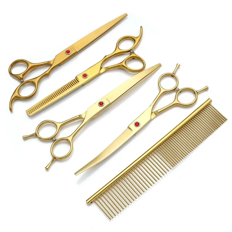 IC-70A 7 Inch Various Colors Grooming Scissors for Dogs Pet Beauty Scissor Set Stylist Scissor Kit