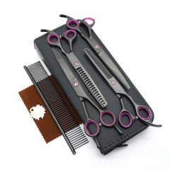 Pet grooming scissors set