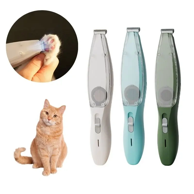 Low Noise Electric Cat Hair Clipper with Vacuum Cleaner Complete Pet Hair Removal Kit for Dogs Charge-Powered Pet Hair Trimmer