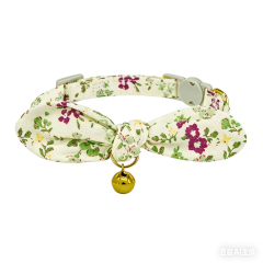 Cotton Bowtie Cat Collar with Bell