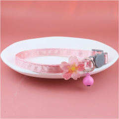 Cat glow-in-the-dark flower safety collar