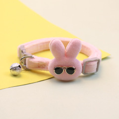 Knitted Bow Pet Collar