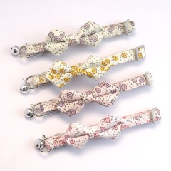 Knitted Bow Pet Collar
