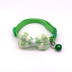 Knitted Bow Pet Collar
