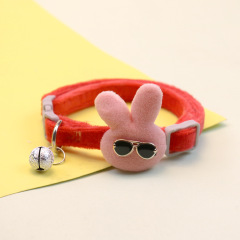 Knitted Bow Pet Collar