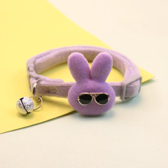 Knitted Bow Pet Collar