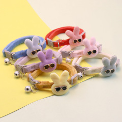 Knitted Bow Pet Collar