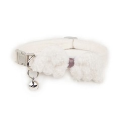 Knitted Bow Pet Collar