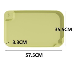 Pet Meal Mat Waterproof, Anti Fouling, and Anti slip Cat Bowl Mat Plastic