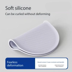 Easy-to-clean Spill-proof Water-resistant Anti-slip and Durable Pet Food Bowl with Silicone Pet Mat Pet Decorate Accessory