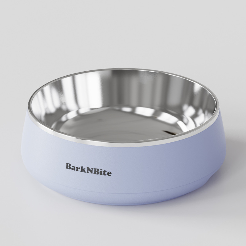 304 Stainless Steel Dog Bowl Eco-Friendly Slow Food Bowl for Medium and Large Dogs Anti-Knock