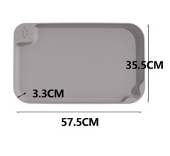 Pet Meal Mat Waterproof, Anti Fouling, and Anti slip Cat Bowl Mat Plastic