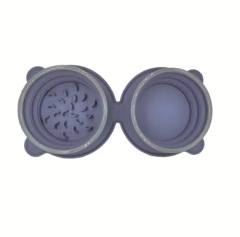 Double Collapsible Water Portable Dog Food Outdoor Camping Silicone Foldable Pet Travel Bowl