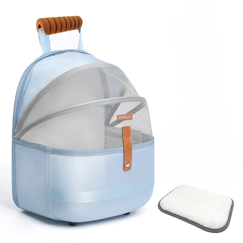Extra Large Foldable Pet Cat Bag Portable Double Shoulder Backpack for Outdoor Winter 18 Pounds High Capacity Pet Carrier