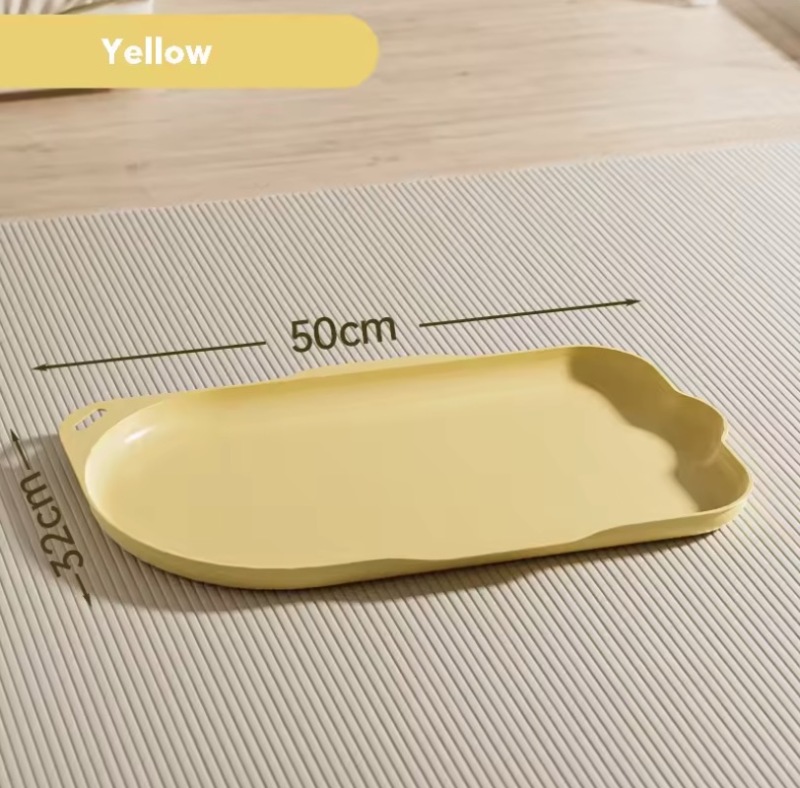 Waterproof Stain-resistant Non-slip Soft Plastic Cat & Dog Food Bowl Mat