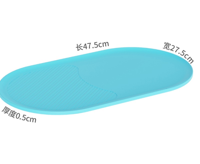 Easy-to-clean Spill-proof Water-resistant Anti-slip and Durable Pet Food Bowl with Silicone Pet Mat