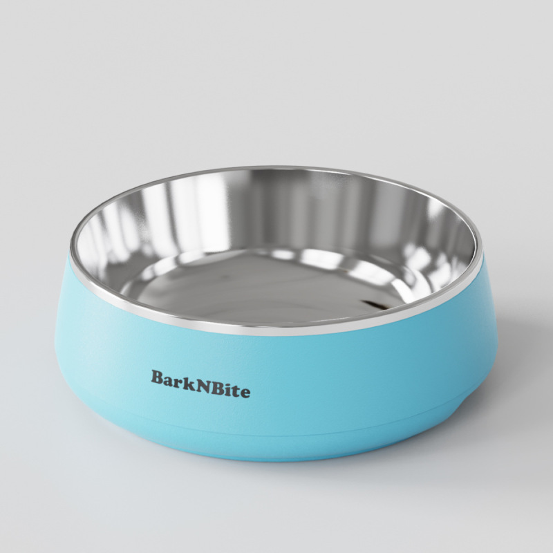 304 Stainless Steel Dog Bowl Eco-Friendly Slow Food Bowl for Medium and Large Dogs Anti-Knock
