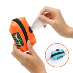 Outdoor Portable Pet Dog Poop Bag Dispenser Storage Bag Supplies Pet Waste Bag Carrier Dog Walking Accessories Cleaning Supplies