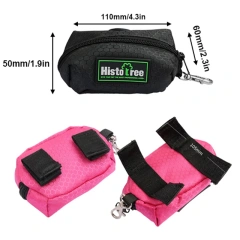 Outdoor Portable Pet Dog Poop Bag Dispenser Storage Bag Supplies Pet Waste Bag Carrier Dog Walking Accessories Cleaning Supplies