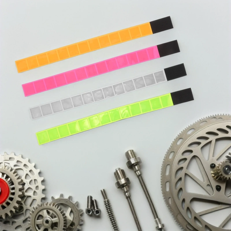 4pcs Night Running Belt Reflective Tape Cycling High Visibility Safety Wristband Leg Strap For Running Walking Workout Bike