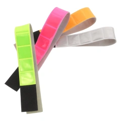 4pcs Night Running Belt Reflective Tape Cycling High Visibility Safety Wristband Leg Strap For Running Walking Workout Bike