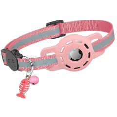Cat Airtag Protective Case Reflective Collar