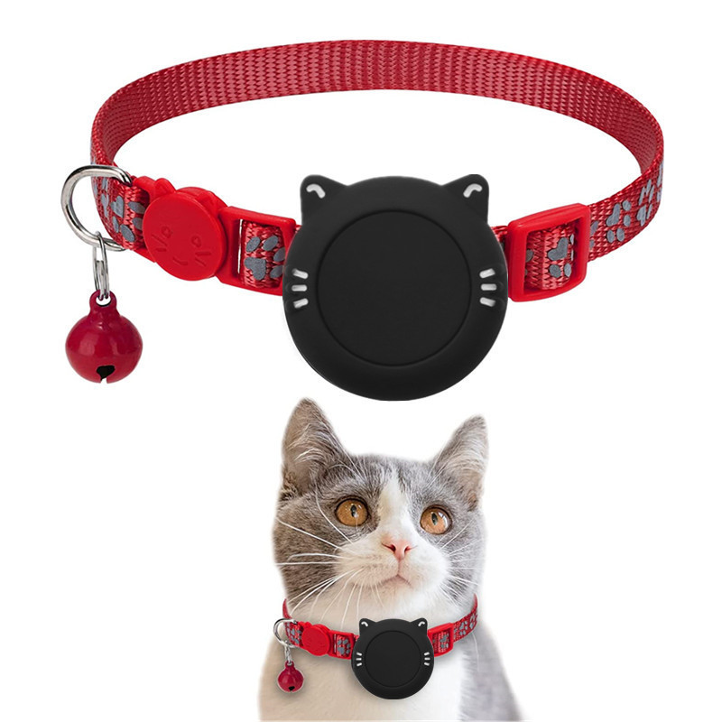 Cat reflective collar anti-loss device protective cover