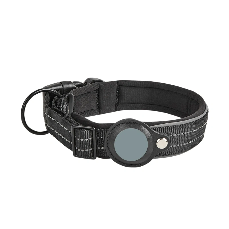 Reflective Dog Positioning Collar Gps Medium And Large Dog Non-Strangle Neck Ring Pet Tracking Anti-Lost Collar Traction Rope