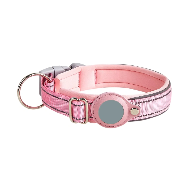 Reflective Dog Positioning Collar Gps Medium And Large Dog Non-Strangle Neck Ring Pet Tracking Anti-Lost Collar Traction Rope