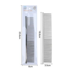 Steel comb for pets