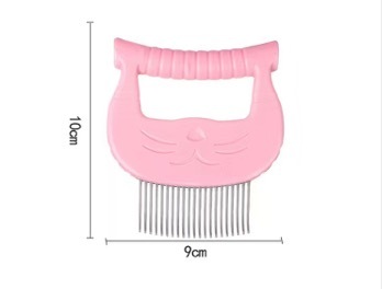 Pet seashell cat comb