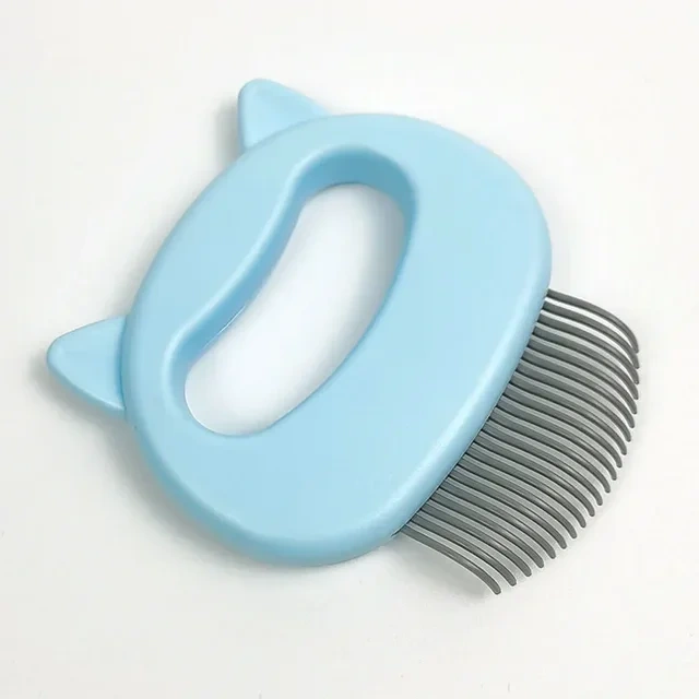 2-in-1 Cat Ear Comb and Deshedding Brush  Gentle and Effective Pet Grooming and Hair Removal Dual  Pet Grooming Tool