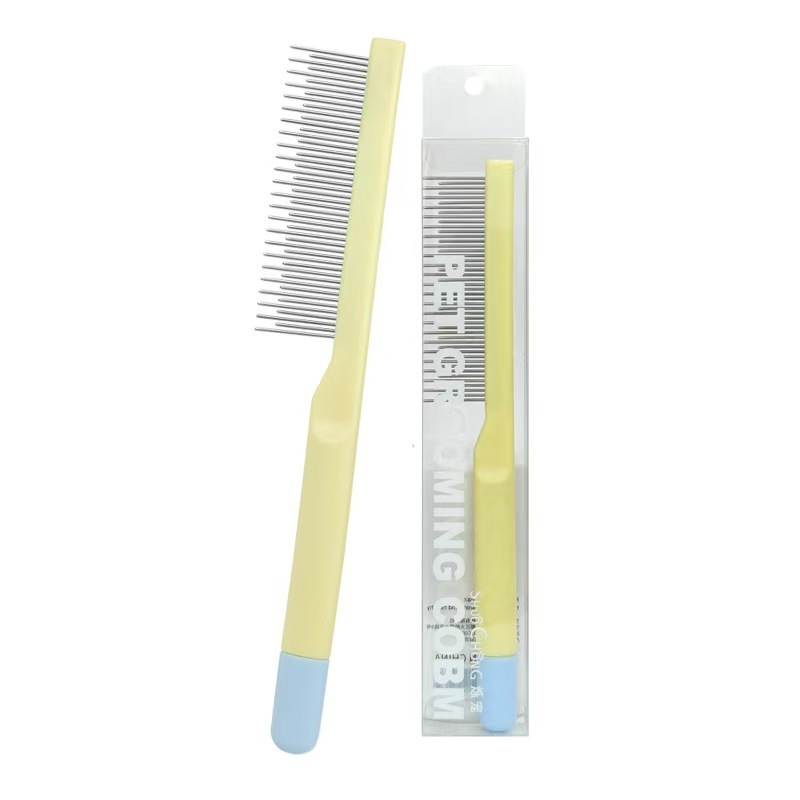 Cat Comb Dog Grooming Brush Stainless Steel Flea Combs for Cat Hair Cleaning
