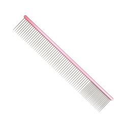 Aluminum-coated pet comb for groomers