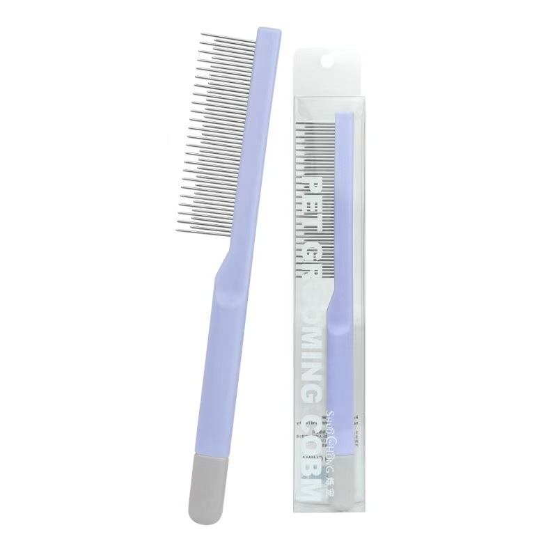 Cat Comb Dog Grooming Brush Stainless Steel Flea Combs for Cat Hair Cleaning