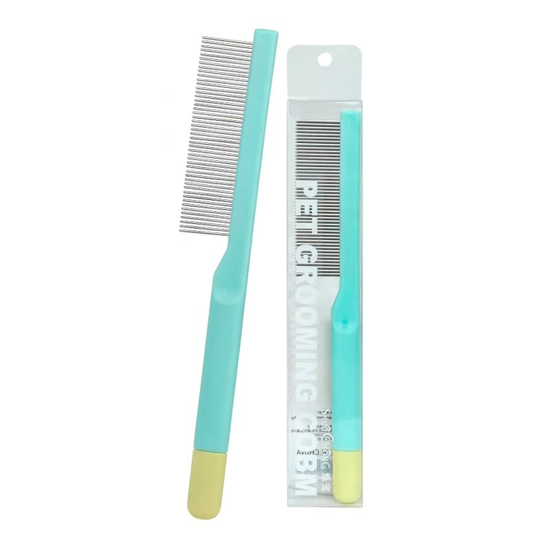 Cat Comb Dog Grooming Brush Stainless Steel Flea Combs for Cat Hair Cleaning