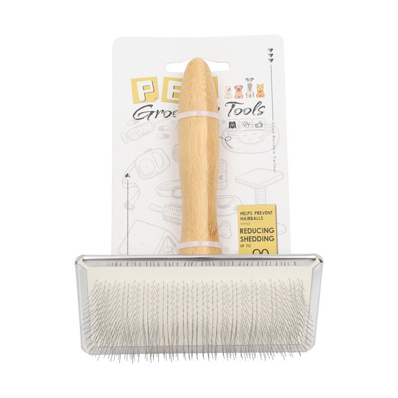 Dog Comb Solid Wood Dog Brush Pet Hair Remover Massage Cat Brush