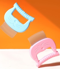 Pet seashell cat comb