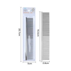 Steel comb for pets