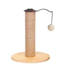 Jute solid wood cat tree