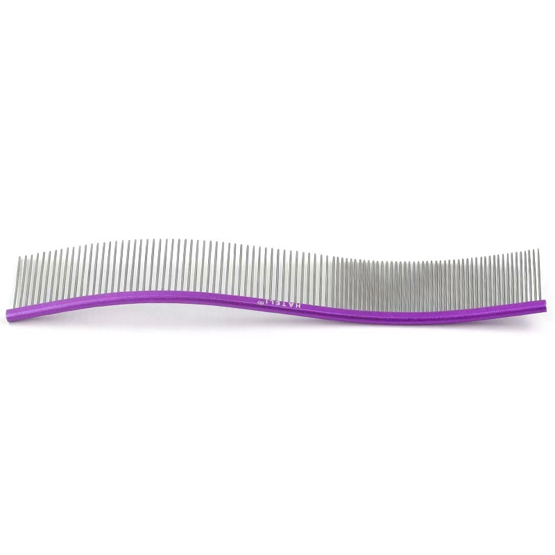 Pet curved grooming comb