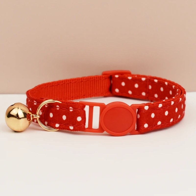 Adjustable Cat Collars with Bowknot Pet Safety Prevents Choking Comfortable And Stylish for Cats